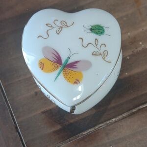 Vintage Hand-painted Trinket Box